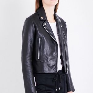 Sandro Biker Black leather jacket